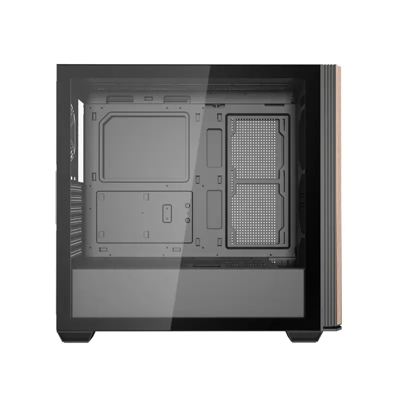 ATX-computerkast Darkflash DS900WS — midi-tower, zonder ventilatoren, zwart