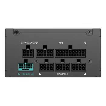 Voeding DeepCool Gamer Storm PS750G 750 W ATX 20+4 pins, FDB-ventilator 92 mm, zwart