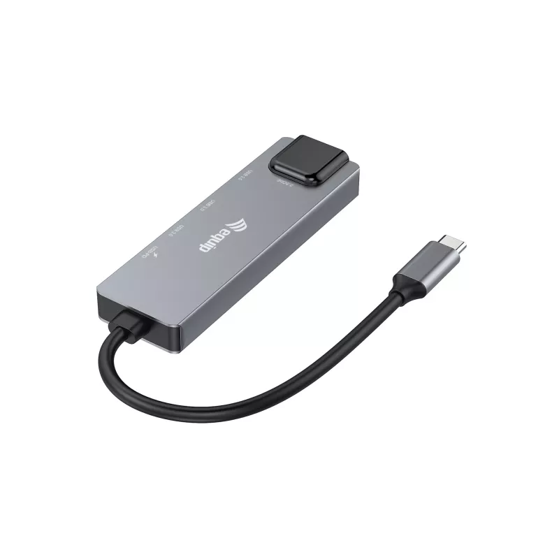Equip 5-in-1 multifunctionele adapter, 2,5GbE, USB-A x 2, USB-C x 1, USB-C, 100W USB PD