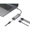 Equip 5-in-1 multifunctionele adapter, 2,5GbE, USB-A x 2, USB-C x 1, USB-C, 100W USB PD