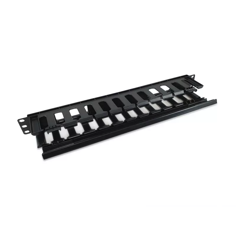 Equip 19 inch rack-mount kabelmanagementpaneel, zwart