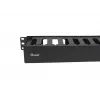Equip 19 inch rack-mount kabelmanagementpaneel, zwart