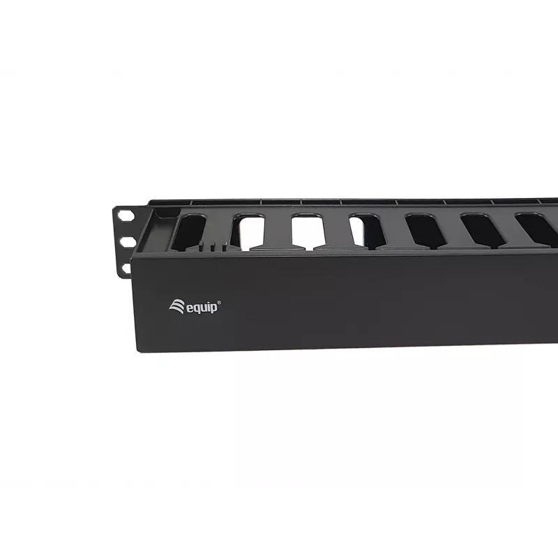 Equip 19 inch rack-mount kabelmanagementpaneel, zwart