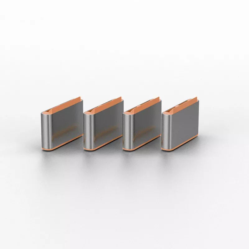 Lindy USB Type-C-poortblokkering (zonder sleutel) – 10-pack, oranje