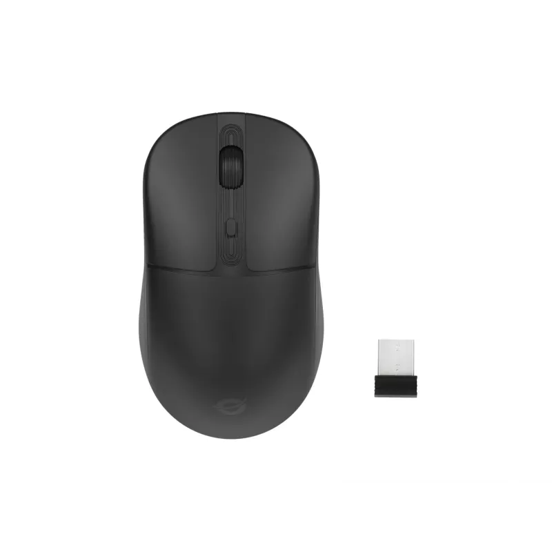 Conceptronic LORCAN04B 4-toets dual-mode draadloze muis, Bluetooth 5.2, 2,4 GHz