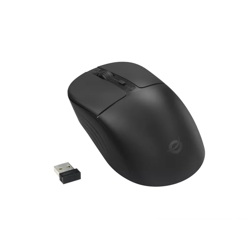 Conceptronic LORCAN04B 4-toets dual-mode draadloze muis, Bluetooth 5.2, 2,4 GHz
