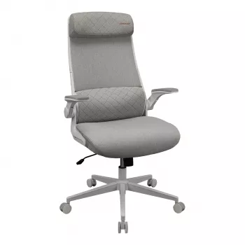 Bureau-/gamingstoel Cougar Stryder — stof, wit; breedte 710 mm, diepte 675 mm, hoogte min. 115 cm