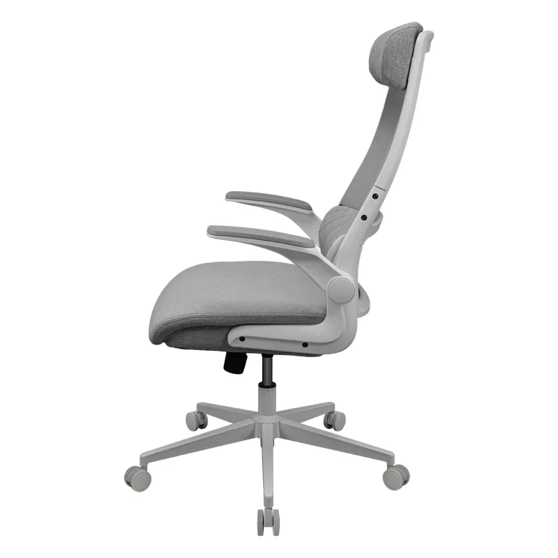 Bureau-/gamingstoel Cougar Stryder — stof, wit; breedte 710 mm, diepte 675 mm, hoogte min. 115 cm