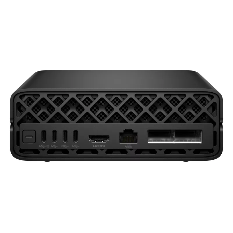 HP ZGX Nano G1n AI GB10 128 GB LPDDR5x-SDRAM 4 TB SSD Linux mini-pc workstation AI-workstation, AI-pc zwart