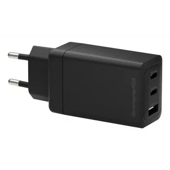 dbramante1928 re-charge IT EU wandlader – 2× USB‑C 65W + 1× USB‑A, binnen, AC, zwart