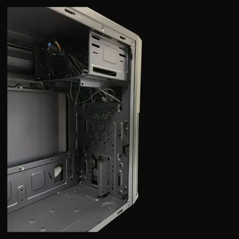 PC micro-tower behuizing LC-Power 2004MB-V3, Micro-ATX/Mini-ITX, zwart, voeding boven, ondersteunt 2×3,5 inch + 2×2,5 inch, USB 3.2 Gen1