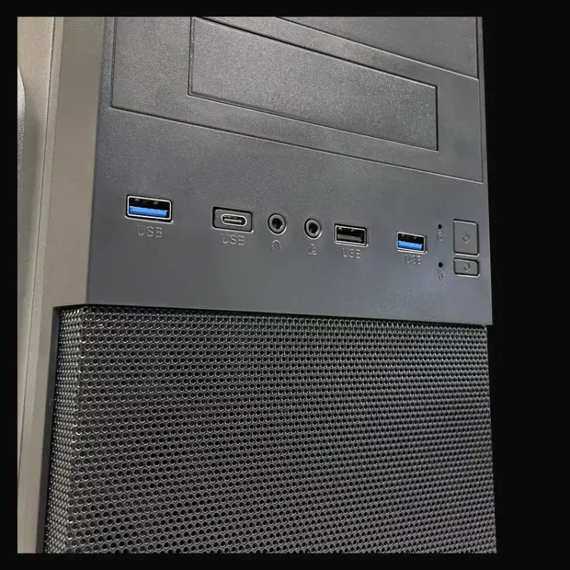 PC micro-tower behuizing LC-Power 2004MB-V3, Micro-ATX/Mini-ITX, zwart, voeding boven, ondersteunt 2×3,5 inch + 2×2,5 inch, USB 3.2 Gen1