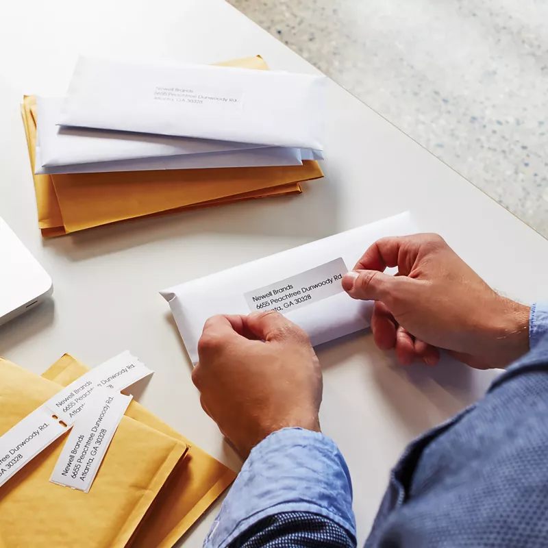 DYMO Authentic LabelWriter grote adreslabels | 36 mm x 89 mm | rol met 260 | zwartdruk op wit | voor LabelWriter-labelprinters