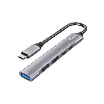 Equip 5-poorts USB 3.0/2.0 hub met USB-C PD