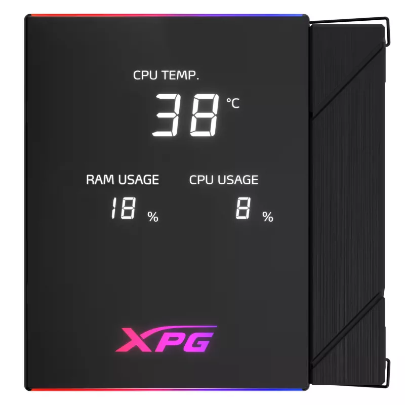 XPG MAESTRO PLUS 62DA CPU-luchtkoeler, luchtkoeler, 12 cm, zwart