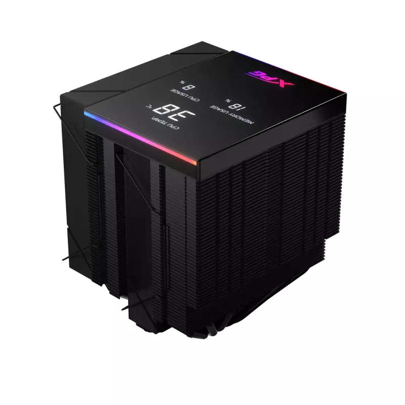 XPG MAESTRO PLUS 62DA CPU-luchtkoeler, luchtkoeler, 12 cm, zwart
