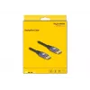 DeLOCK DisplayPort-kabel 8K 60 Hz 5 m paars metaal