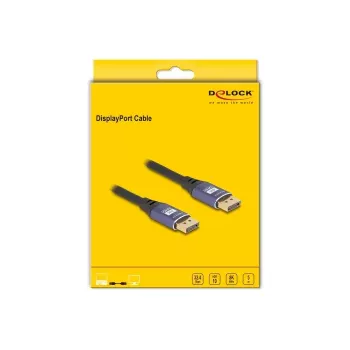 DeLOCK DisplayPort-kabel 8K 60 Hz 5 m paars metaal