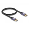 DeLOCK DisplayPort-kabel 8K 60 Hz 5 m paars metaal