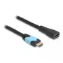 DeLOCK High Speed HDMI-verlengkabel 48 Gbit/s 8K 60 Hz 1 m
