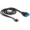 Interne USB-kabel DeLOCK 83777 0,6 m stekker naar bus