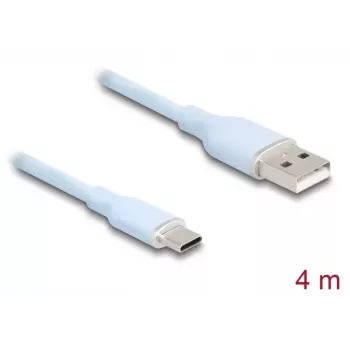 DeLOCK USB-kabel USB 2.0 4 m USB A USB C blauw 81224