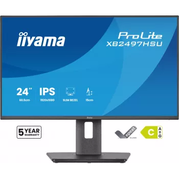 iiyama ProLite XB2497HSU-B1 computermonitor 60,5 cm (23,8 inch) 1920 x 1080 pixel Full HD LED zwart