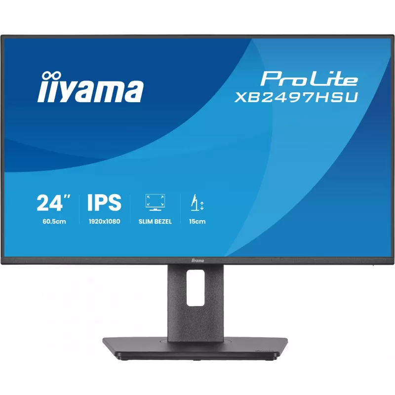 iiyama ProLite XB2497HSU-B1 computermonitor 60,5 cm (23,8 inch) 1920 x 1080 pixel Full HD LED zwart
