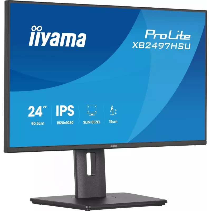 iiyama ProLite XB2497HSU-B1 computermonitor 60,5 cm (23,8 inch) 1920 x 1080 pixel Full HD LED zwart