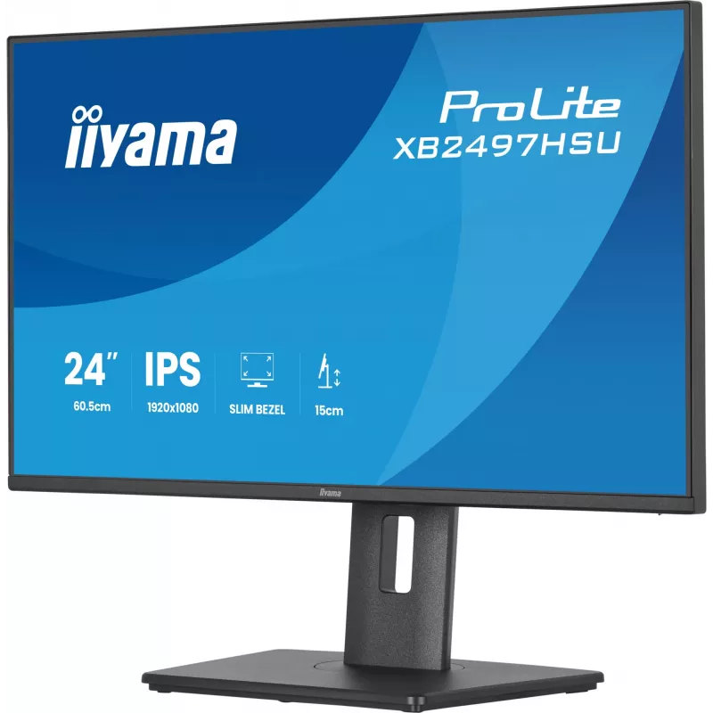 iiyama ProLite XB2497HSU-B1 computermonitor 60,5 cm (23,8 inch) 1920 x 1080 pixel Full HD LED zwart