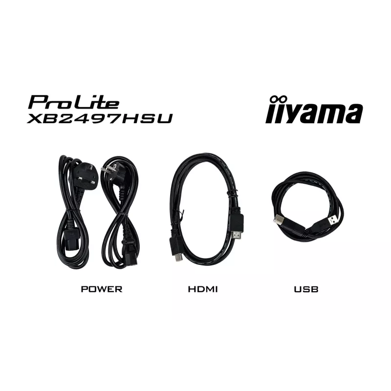 iiyama ProLite XB2497HSU-B1 computermonitor 60,5 cm (23,8 inch) 1920 x 1080 pixel Full HD LED zwart