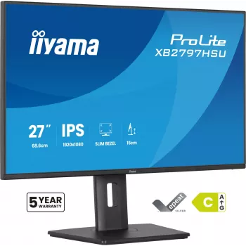 iiyama ProLite XB2797HSU-B1 computermonitor 68,6 cm (27 inch) 1920 x 1080 pixel Full HD LED zwart
