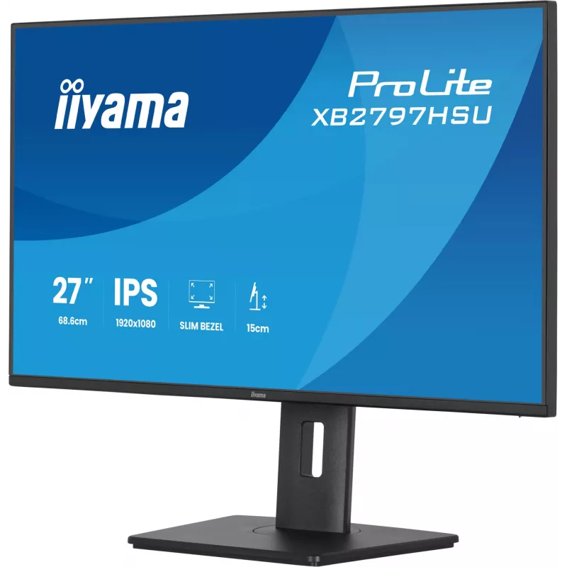 iiyama ProLite XB2797HSU-B1 computermonitor 68,6 cm (27 inch) 1920 x 1080 pixel Full HD LED zwart