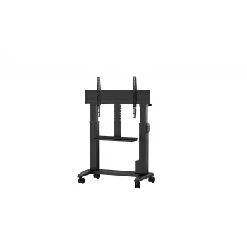 Rolbasis Yealink MB-FS-Lift – vloerstandaard, zwart, 87 kg capaciteit, 600 × 1100 mm