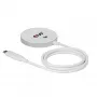 Draadloze oplader club 3d CAC-3026 25W Qi2 magnetisch pad, Qi 2.2 MagSafe compatibel, 1 m kabel, wit