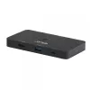 KVM-switch club 3d Dual USB-C naar HDMI, 2-poorts, 4K UHD 3840x2160, USB-C-console, 65W PD, zwart