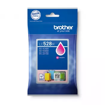 Inktpatroon Brother LC528M origineel magenta, singlepack, bereik 5000 pagina's