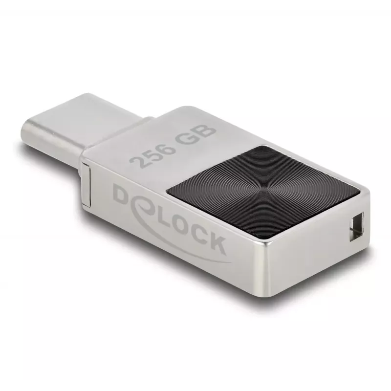 USB-flashdrive DeLOCK 256GB USB-C 3.2 Gen 1 metalen behuizing