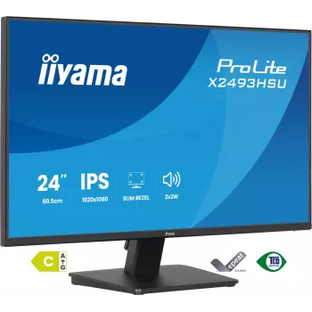 Monitor IIYAMA X2493HSU-B1 24 inch (60,5 cm) IPS 16:10 HDMI DisplayPort 2×USB
