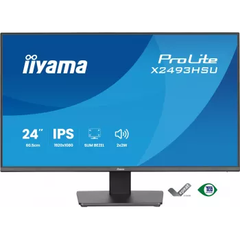 Monitor IIYAMA X2493HSU-B1 24 inch (60,5 cm) IPS 16:10 HDMI DisplayPort 2×USB