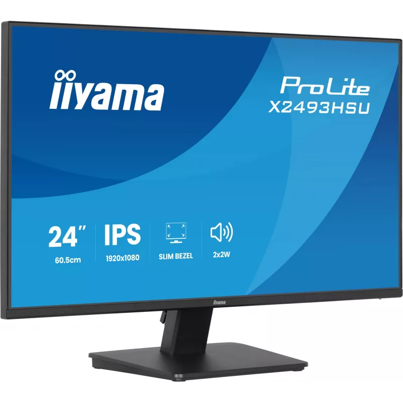 Monitor IIYAMA X2493HSU-B1 24 inch (60,5 cm) IPS 16:10 HDMI DisplayPort 2×USB