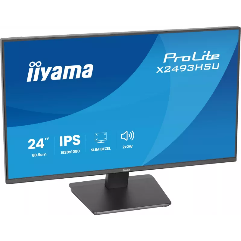 Monitor IIYAMA X2493HSU-B1 24 inch (60,5 cm) IPS 16:10 HDMI DisplayPort 2×USB