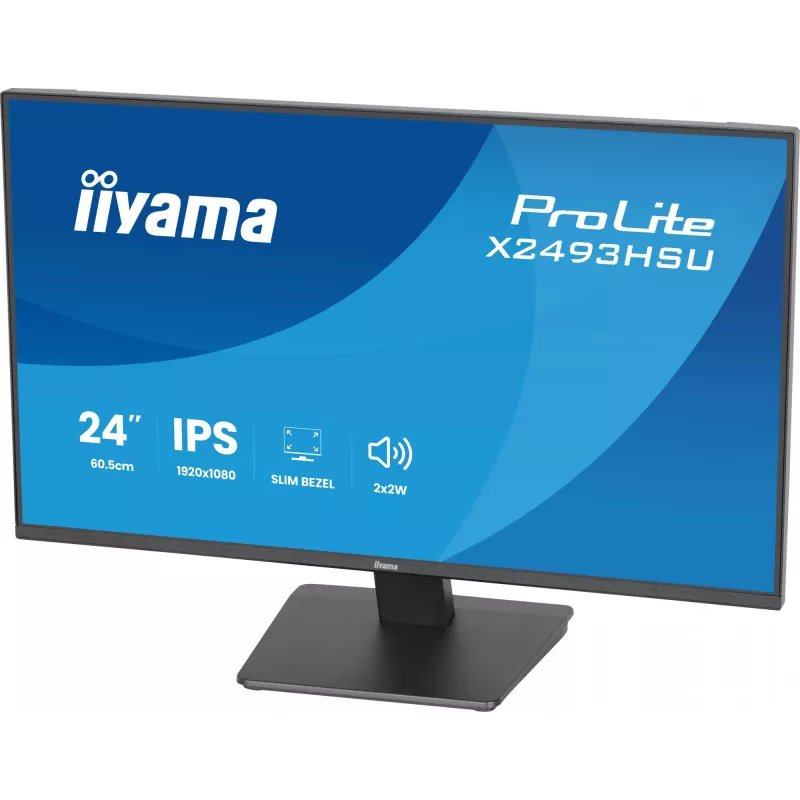 Monitor IIYAMA X2493HSU-B1 24 inch (60,5 cm) IPS 16:10 HDMI DisplayPort 2×USB