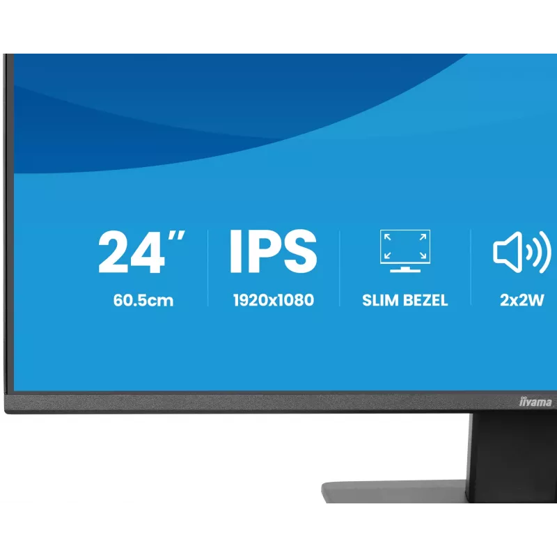 Monitor IIYAMA X2493HSU-B1 24 inch (60,5 cm) IPS 16:10 HDMI DisplayPort 2×USB