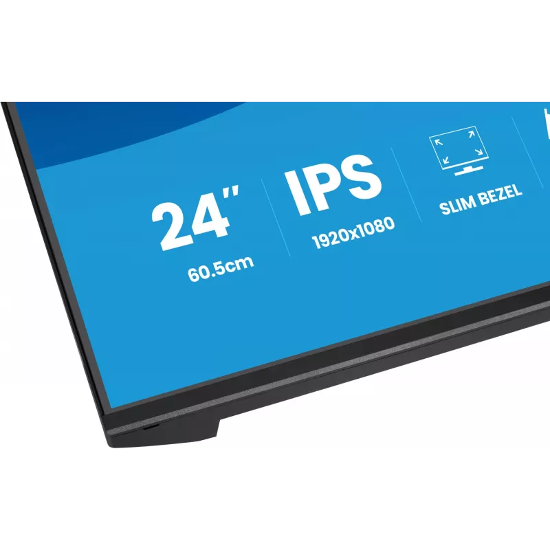 Computermonitor IIYAMA ProLite XB2493HSU-B1 60,5 cm (23,8 inch) Full HD IPS LED, 1920×1080, 1 ms, 178° kijkhoek, USB-hub, luidsprekers, zwart