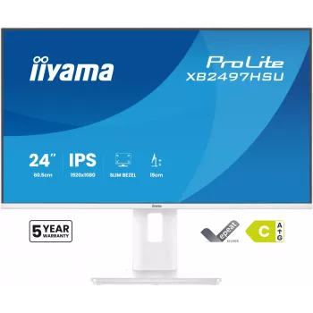 iiyama ProLite XB2497HSU-W1 computermonitor 60,5 cm (23,8 inch) 1920 x 1080 pixels Full HD LED wit