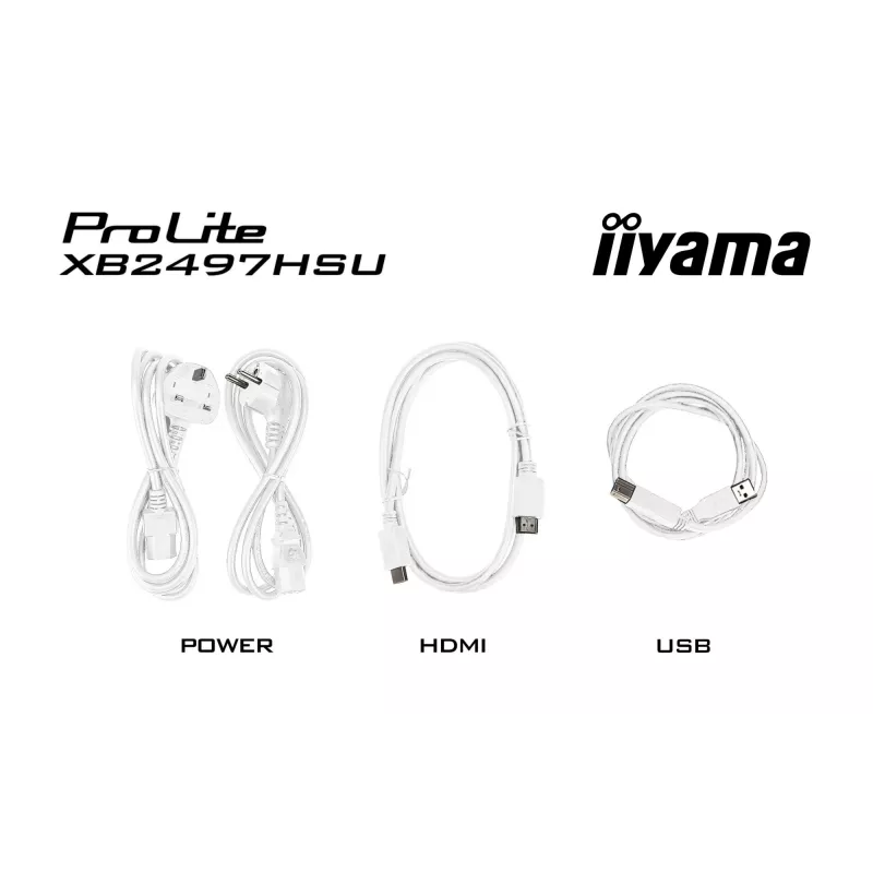 iiyama ProLite XB2497HSU-W1 computermonitor 60,5 cm (23,8 inch) 1920 x 1080 pixels Full HD LED wit