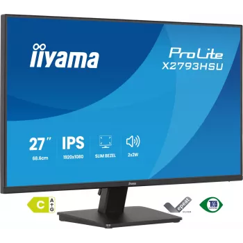 iiyama ProLite X2793HSU-B1 computermonitor 68,6 cm (27 inch) 1920 x 1080 pixels Full HD LED zwart