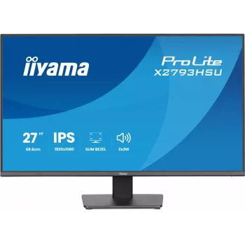 iiyama ProLite X2793HSU-B1 computermonitor 68,6 cm (27 inch) 1920 x 1080 pixels Full HD LED zwart
