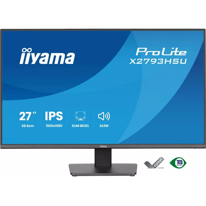 iiyama ProLite X2793HSU-B1 computermonitor 68,6 cm (27 inch) 1920 x 1080 pixels Full HD LED zwart
